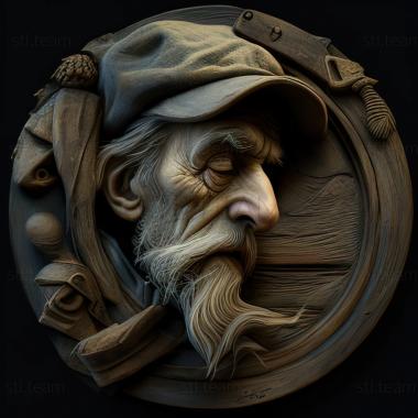 3D model Jean Baptiste Monge (STL)